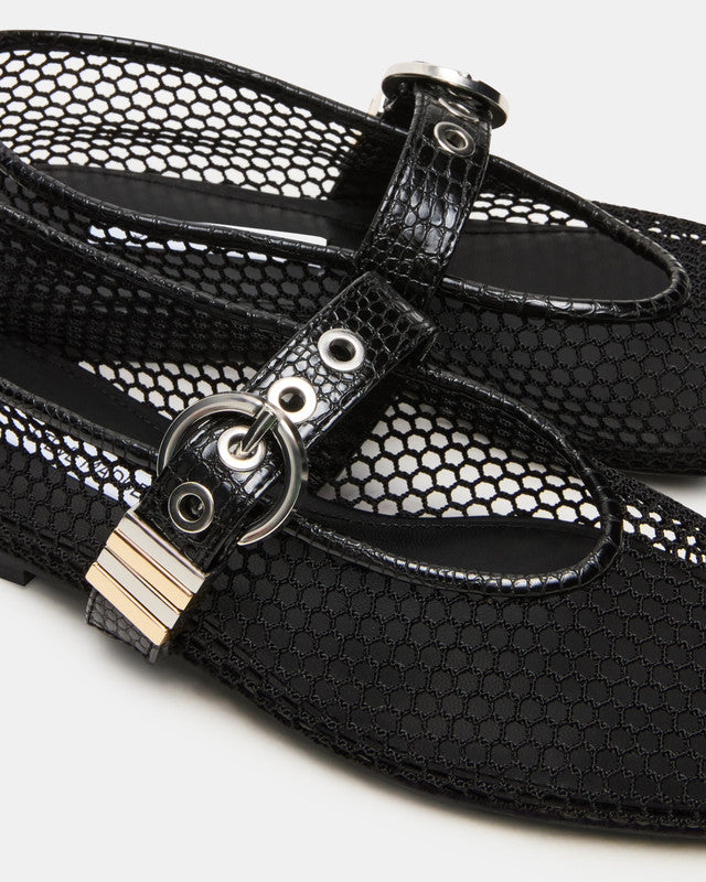 Steve Madden Lucia Mesh black women's ballet flats, product view 4
