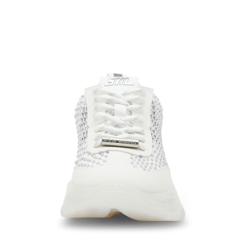 Steve Madden Miravella White Women's Sneakers, front view