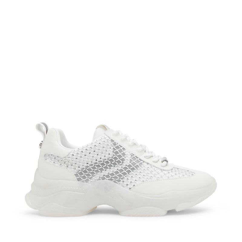 Steve Madden Miravella White Women's Sneakers, side profile - view 2