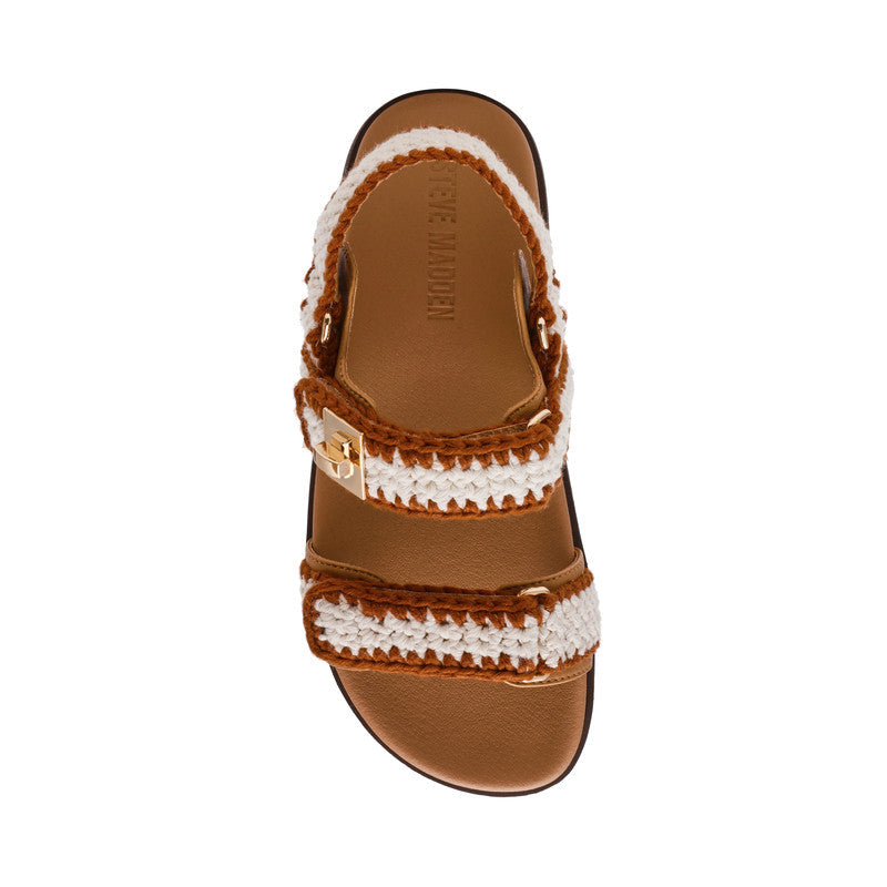 Mona-M Light Yellow Women's Flat-Casual Sandals - view 6