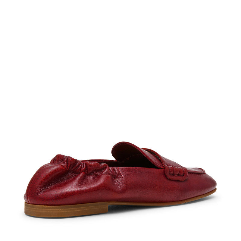 Newbury Dark Cherry Women's Leather Loafers – Steve Madden, view 2
