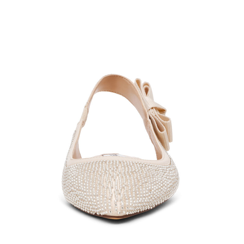 Olyvia-B Women's Cream Flat Sandals - view 4