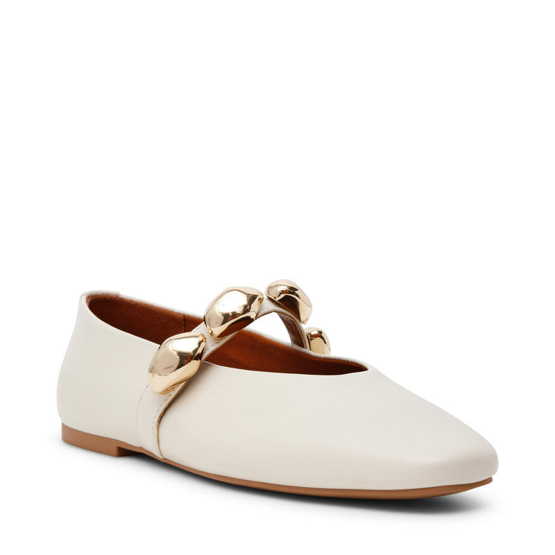 Steve Madden Poppin Light Yellow Women's Ballarinas, featured product view