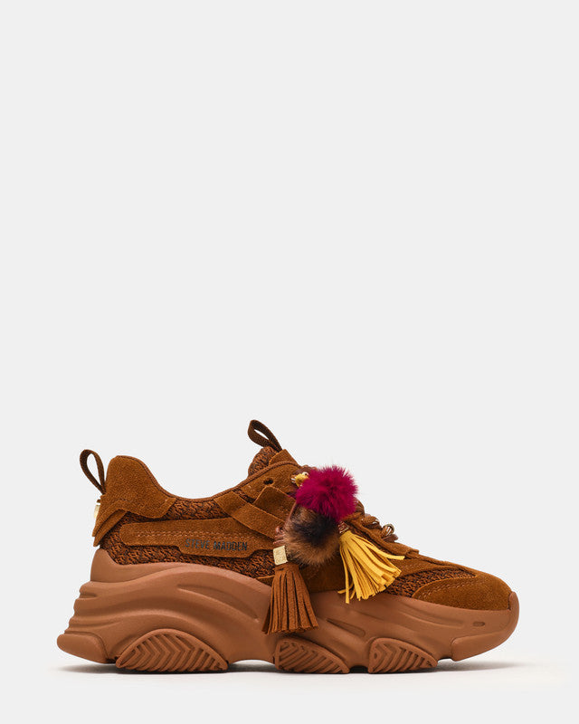 Possession Pp Chestnut Women's Low-Top Sneakers — front view