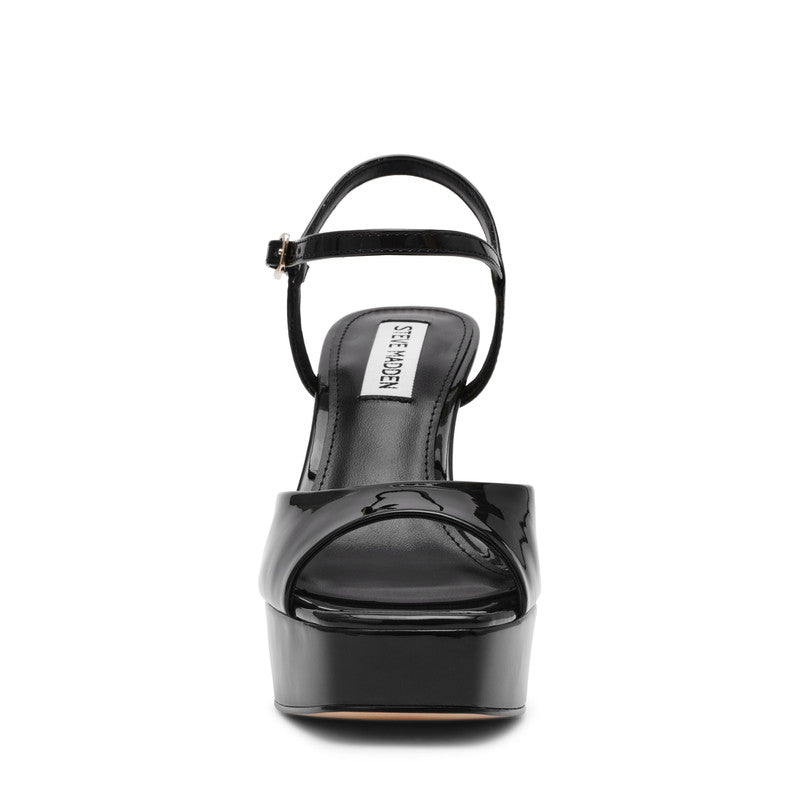 Steve Madden Rekindle Black Women's Heels, front view