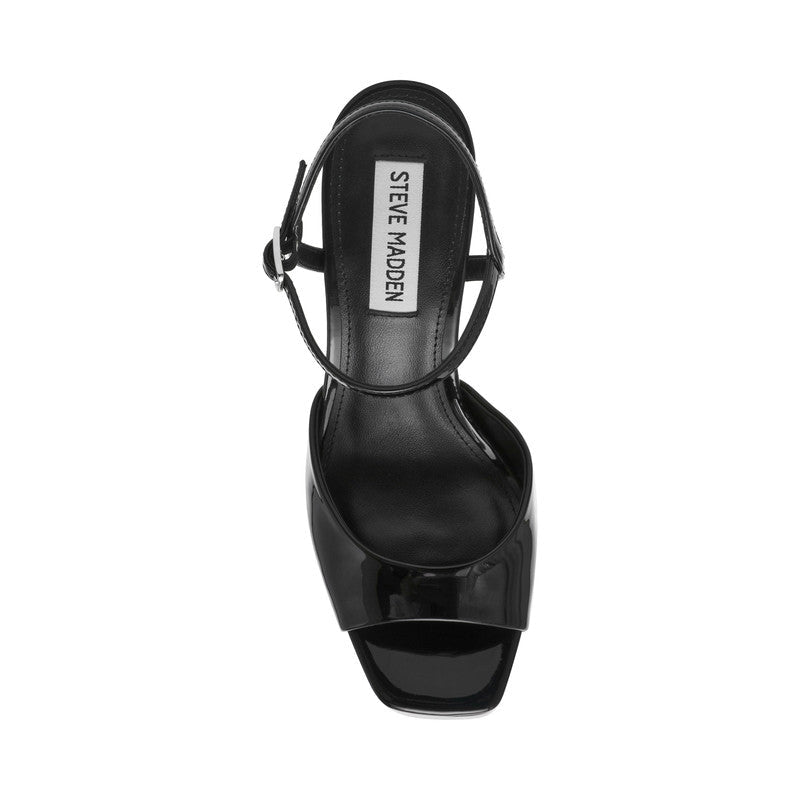 Steve Madden Rekindle Black Women's Heels, top view