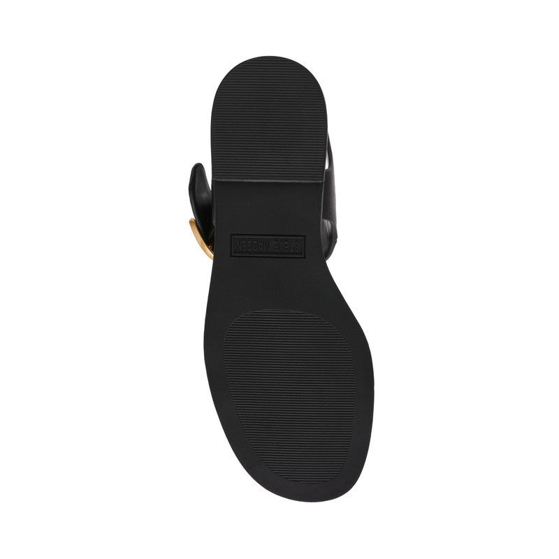 Steve Madden Resorts Black Women's Sandals, sole view