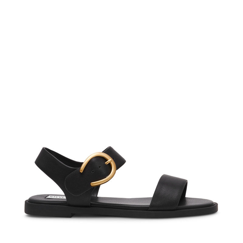 Steve Madden Resorts Black Women's Sandals, side profile - view 2