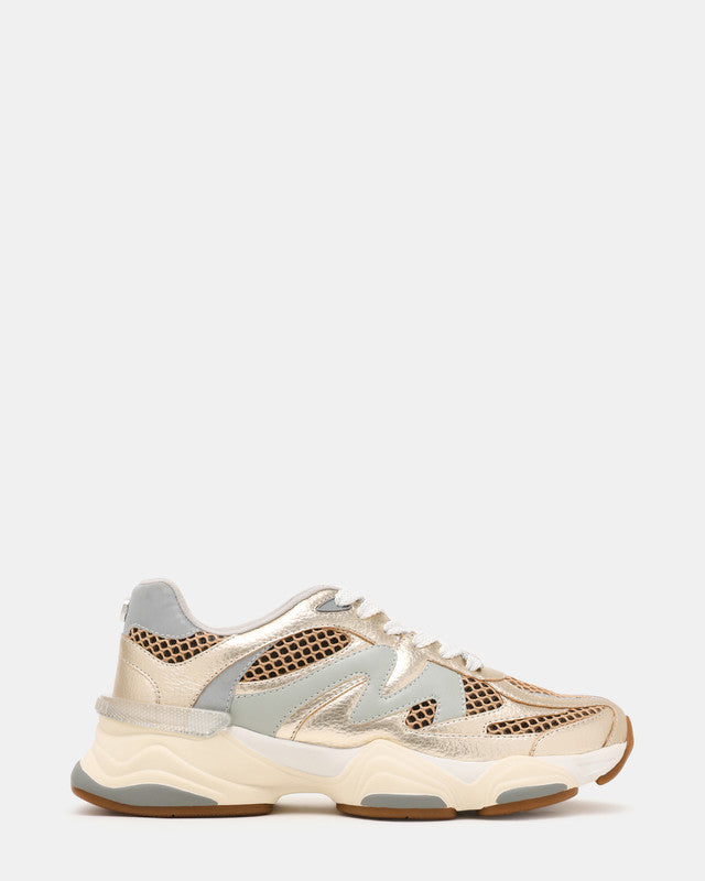 Setti Gold Women's Sneakers — front view