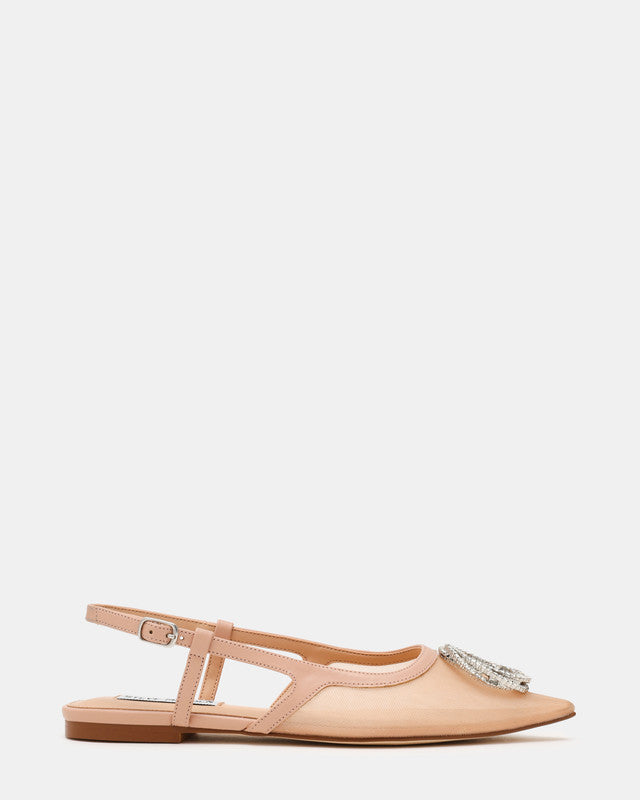 Shantae Women's Blush Mesh Flat Sandals — front view