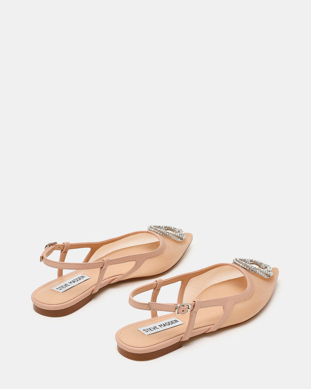 Shantae Women's Blush Mesh Flat Sandals — side view