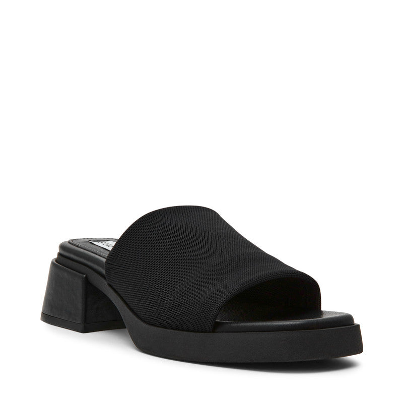Steve Madden Slidester Black Women's Heels, featured product view