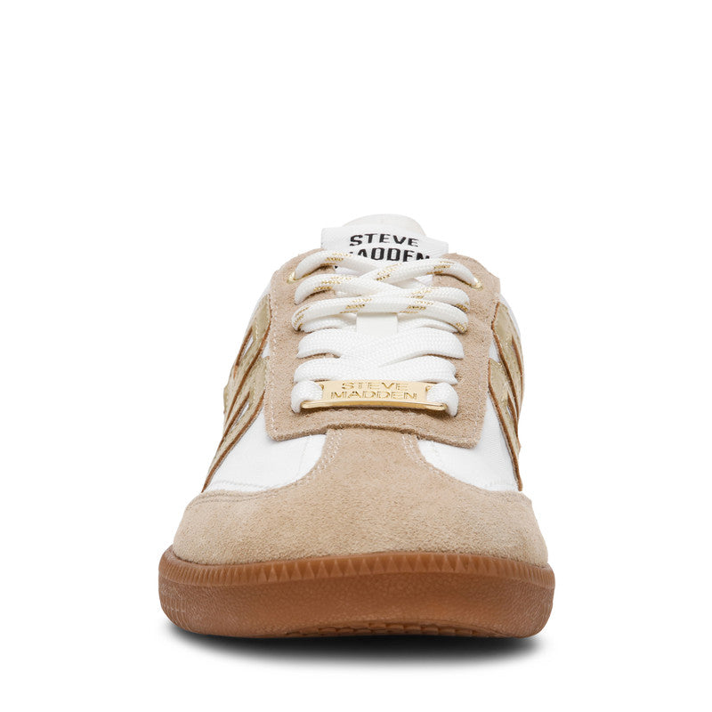 Sm90 White/Gold Women's Low-Top Sneakers - view 4