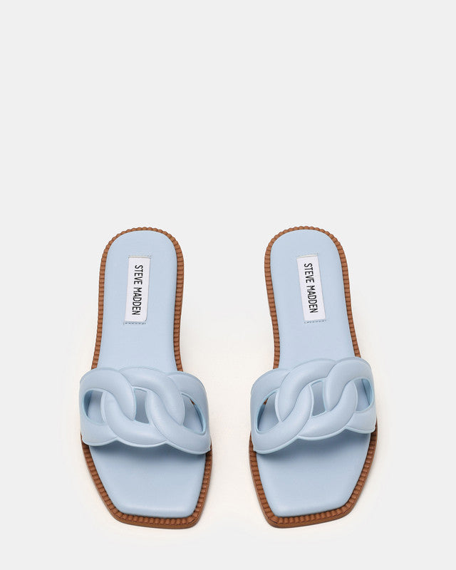 Stash Women's Baby Blue Flat Sandals — detail view