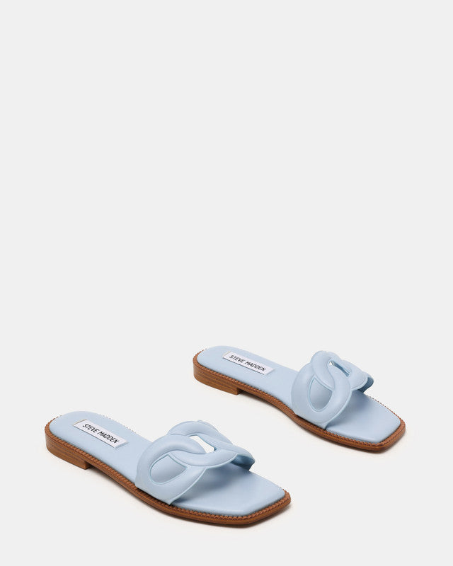 Stash Women's Baby Blue Flat Sandals — front view