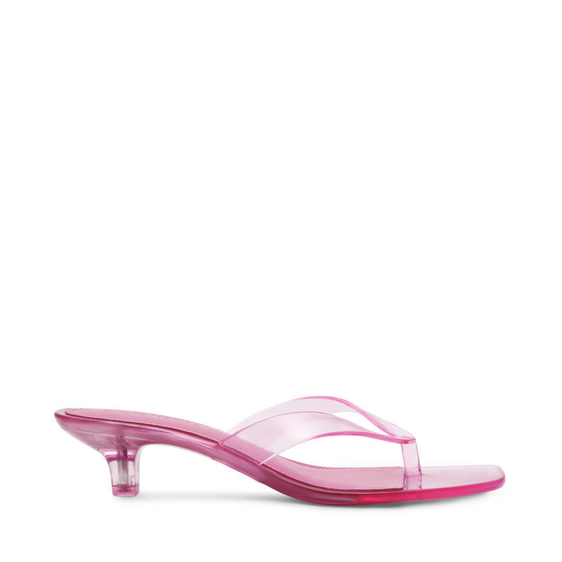 Steve Madden Tracie-J women's pink heel sandals, side view