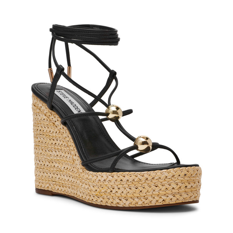 Tulym Black Women's Wedges
