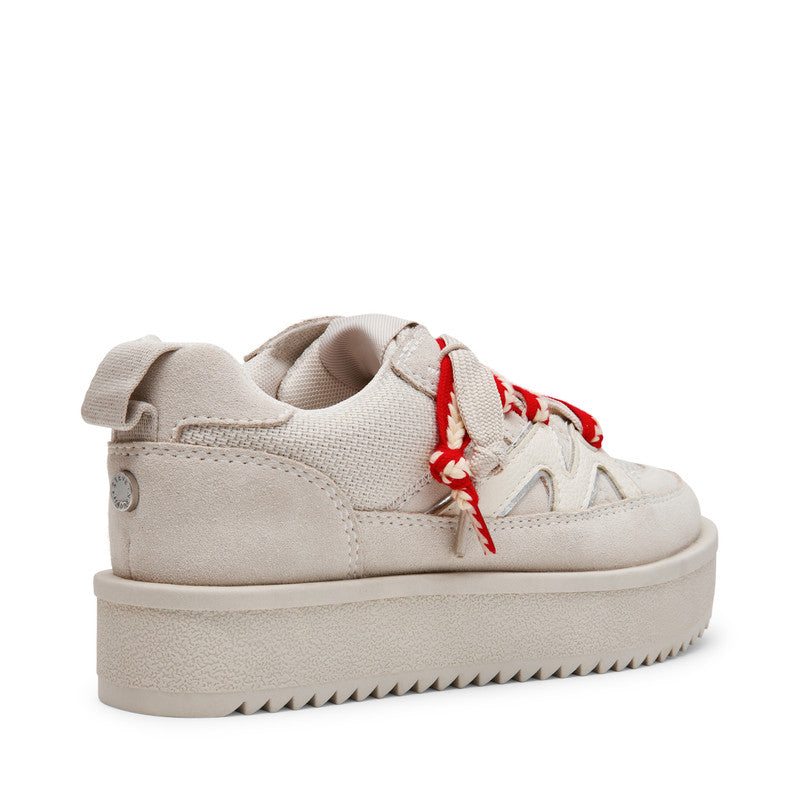 Steve Madden Umpire off-white suede women's low-top sneakers, product view 2