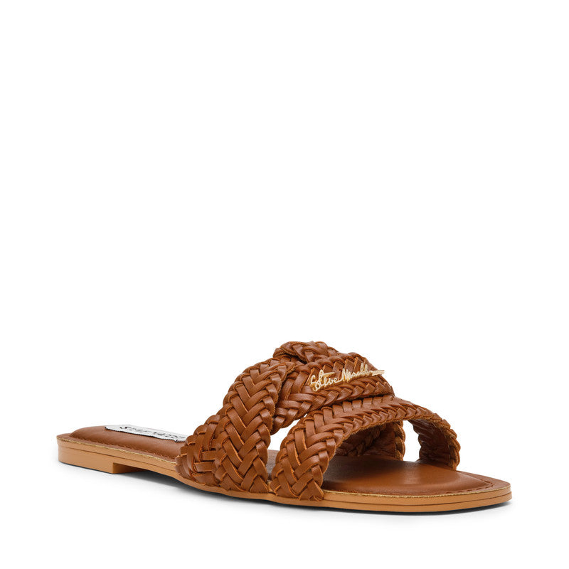 Zing Cognac Flats – Steve Madden