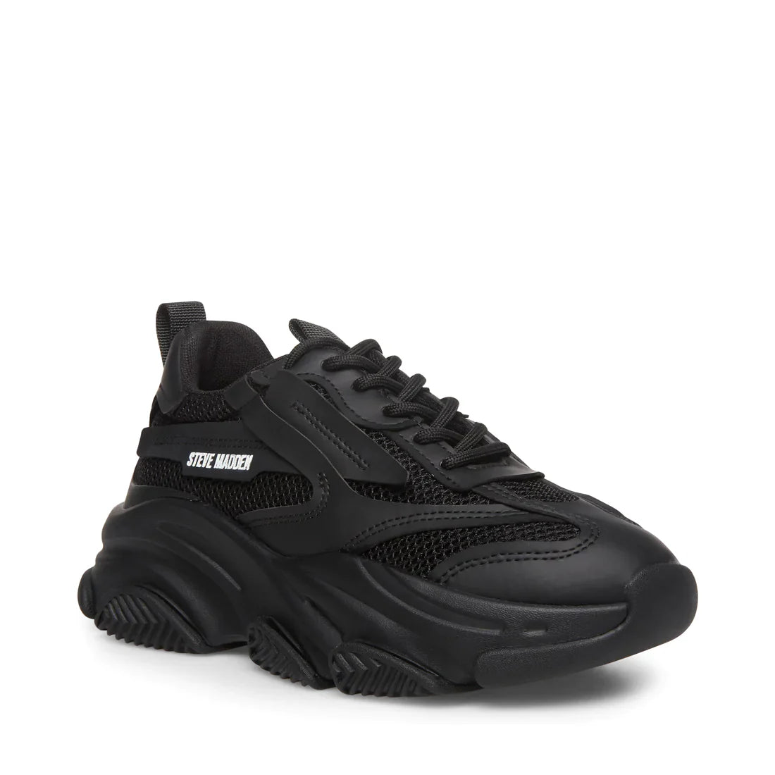 Steve Madden Possession black chunky sneakers, featured product view