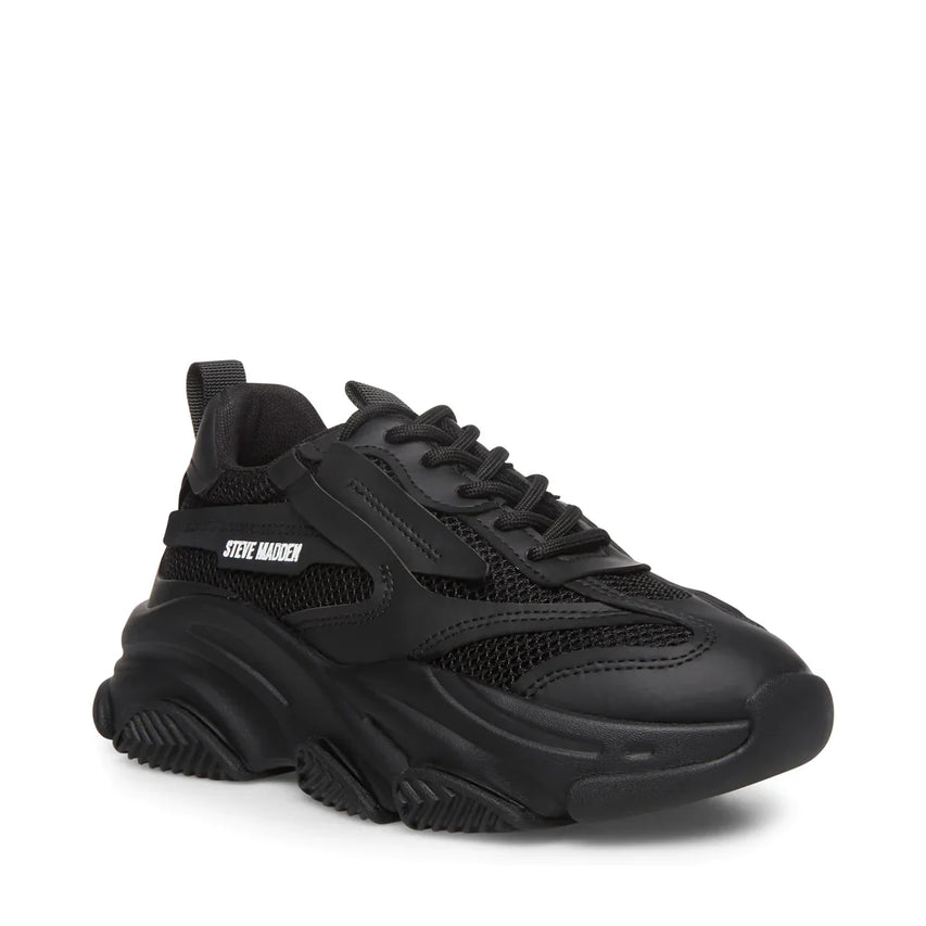 Steve Madden Possession black chunky sneakers, featured product view