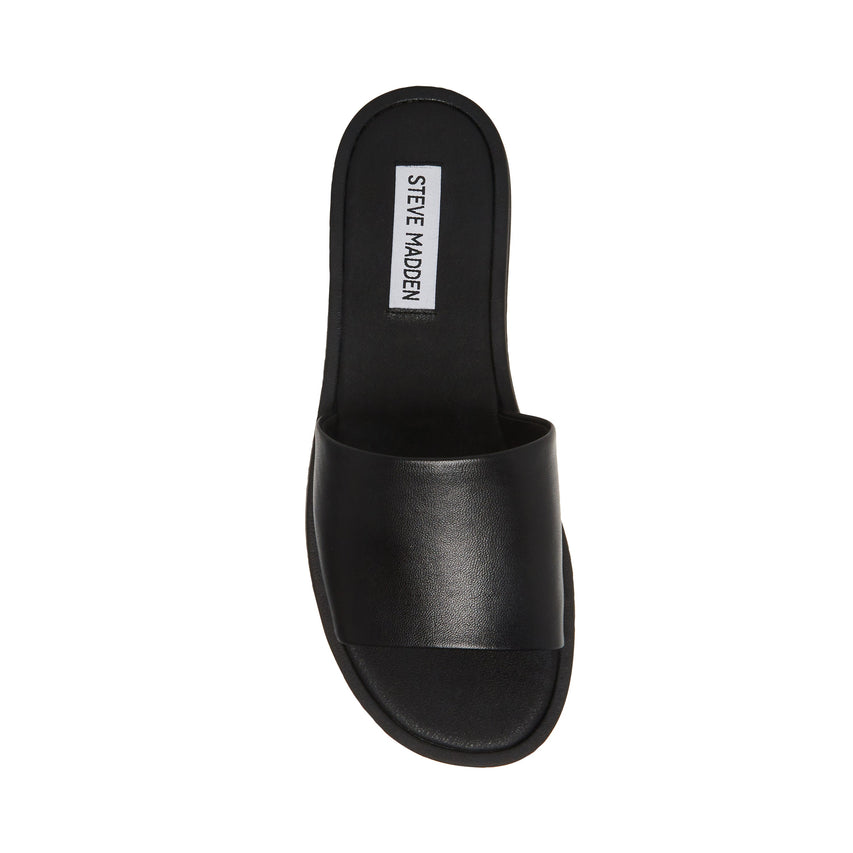 Kaya Women's Black Flat Sandals - view 2