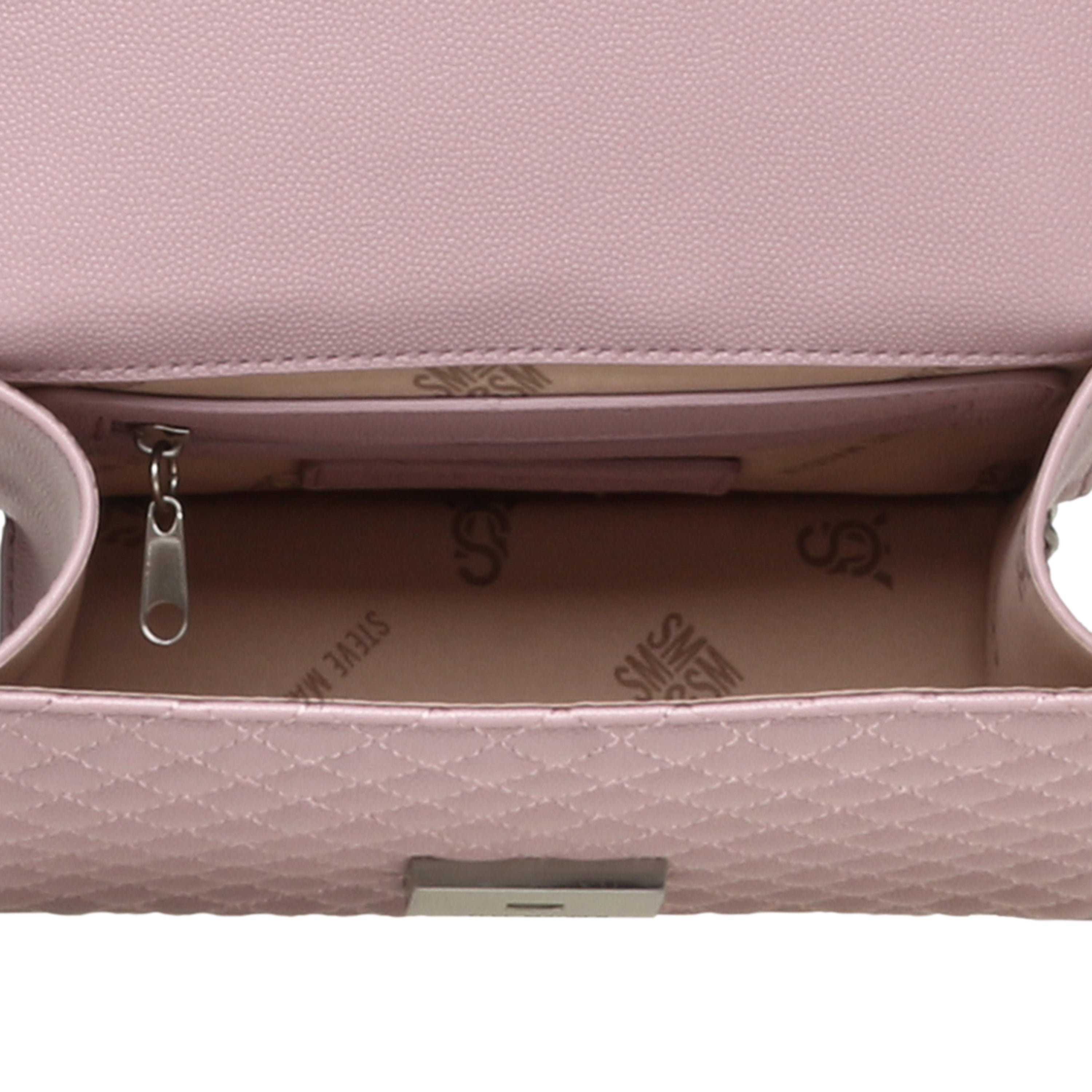 Steve Madden Bamara-2 Women's Lilac Crossbody Bag, interior view