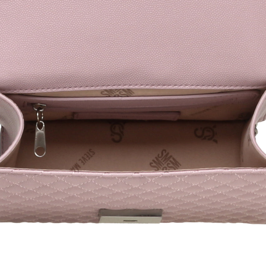 Steve Madden Bamara-2 Women's Lilac Crossbody Bag, interior view