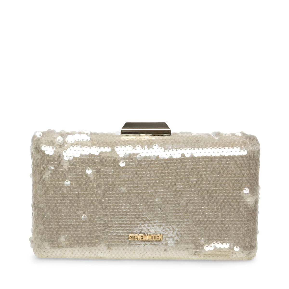 Blegacy Women's White Gold Clutch