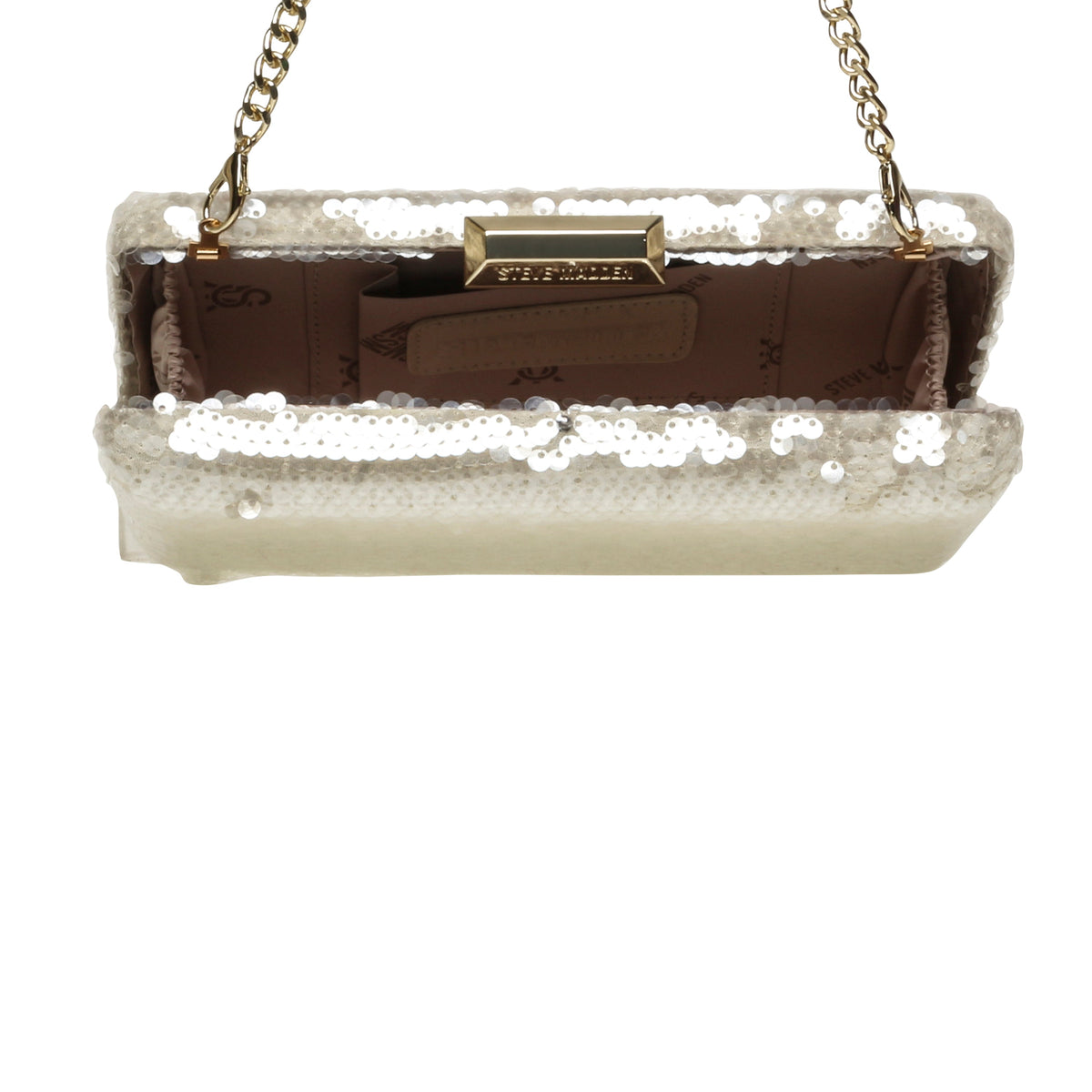 Blegacy Women's White Gold Clutch - view 6