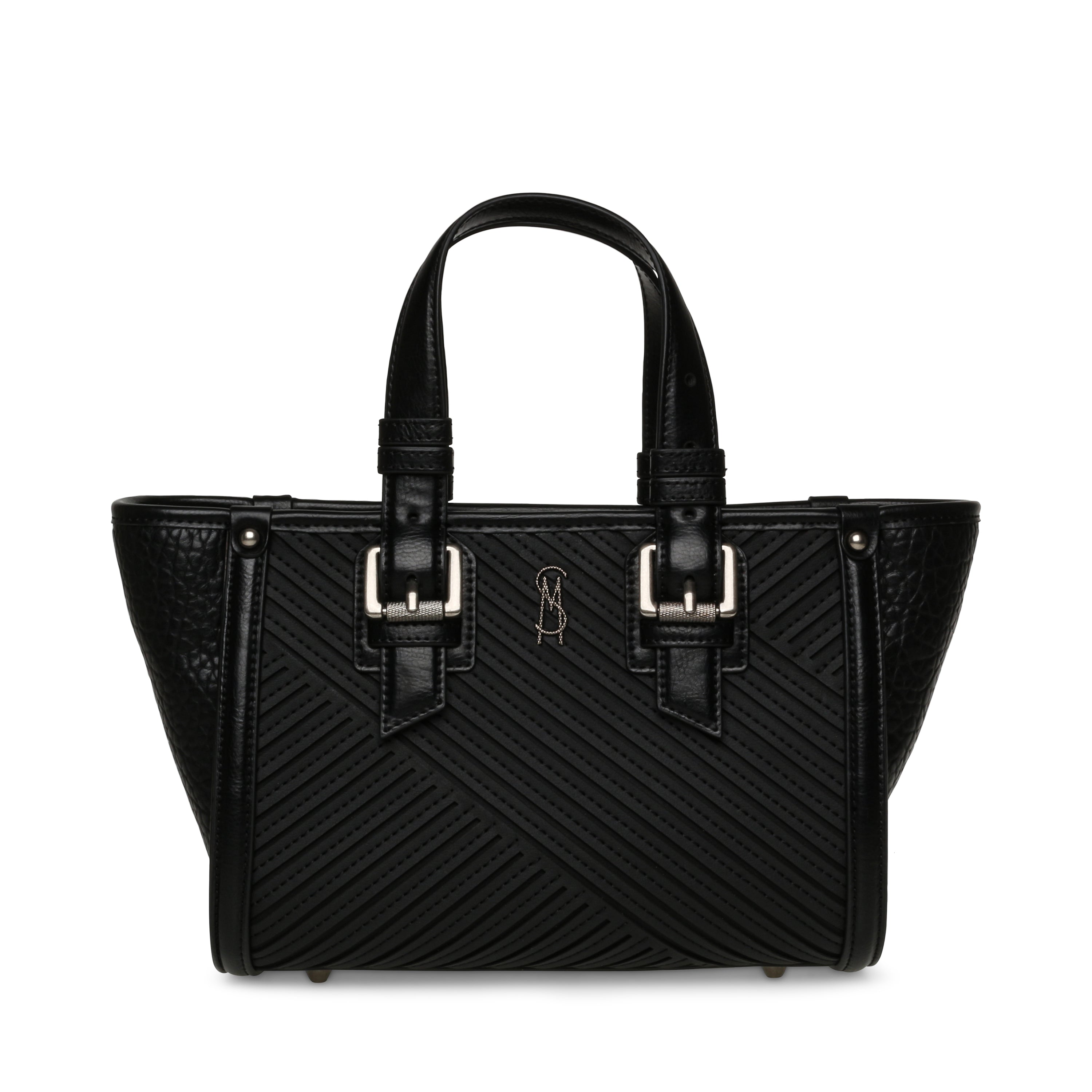 BMIRALDA BLACK MULTICOLOR TOTE BAG