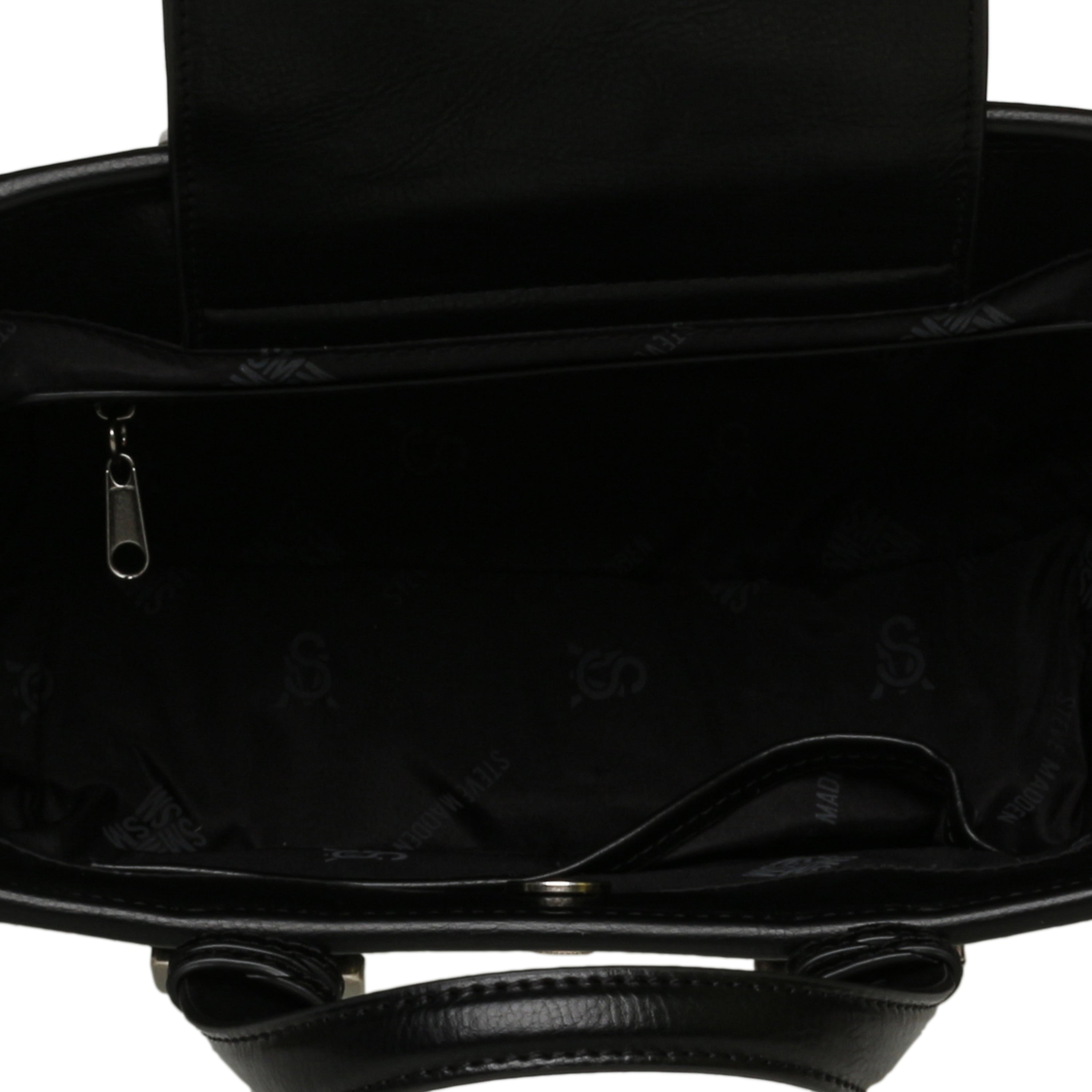 BMIRALDA BLACK MULTICOLOR TOTE BAG