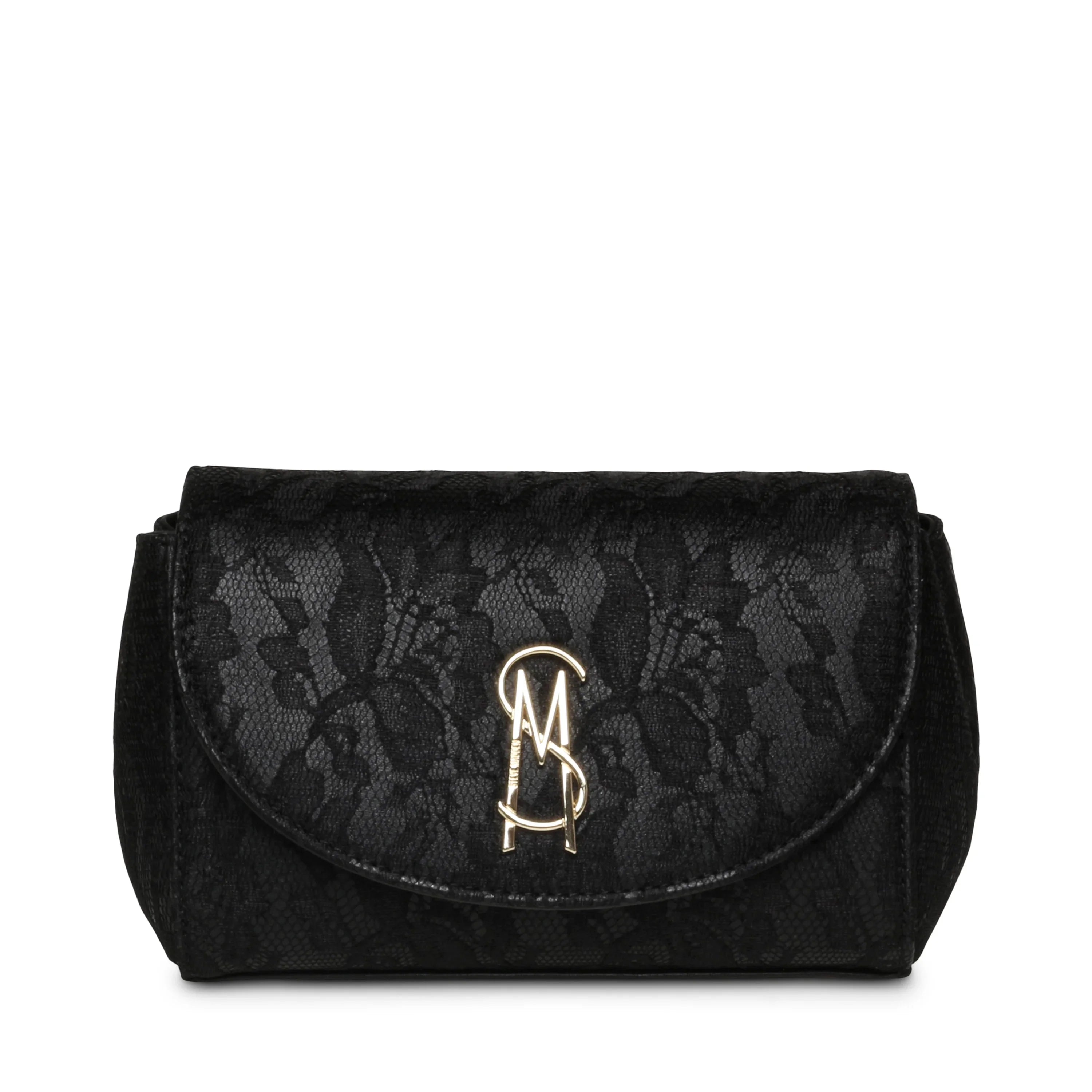 Bnylah Black & Gold Women's Shoulder Bag