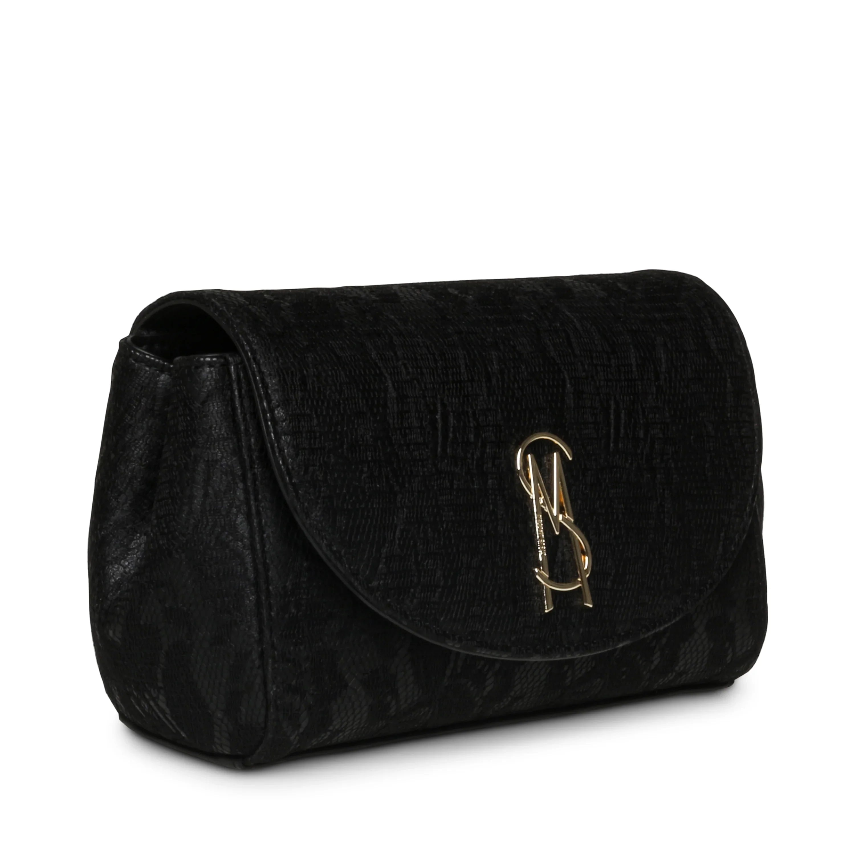 Bnylah Black & Gold Women's Shoulder Bag - view 5