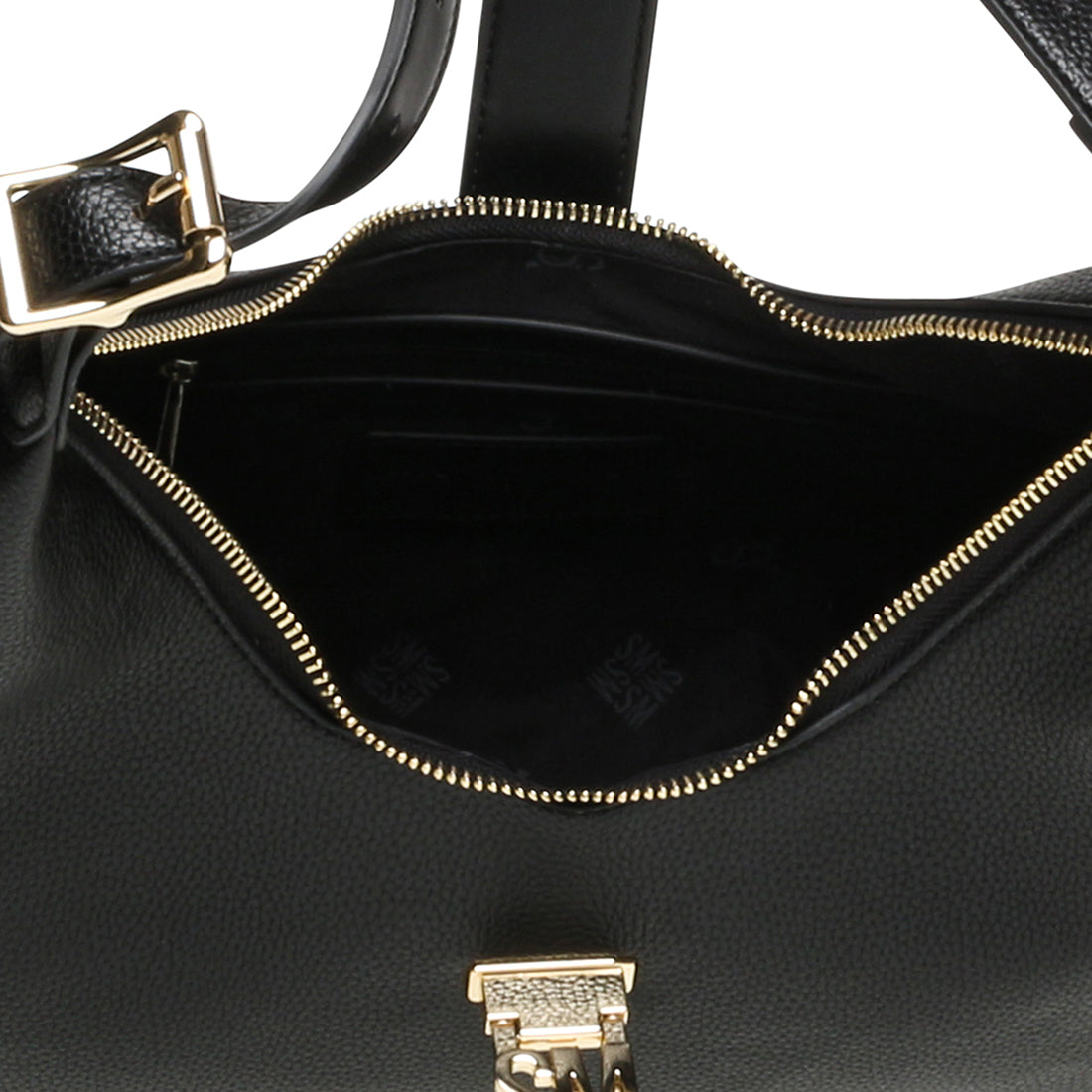 Steve Madden Ovie Women's Black Shoulder Bag, interior view