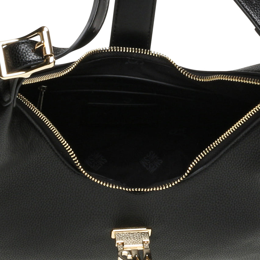 Steve Madden Ovie Women's Black Shoulder Bag, interior view