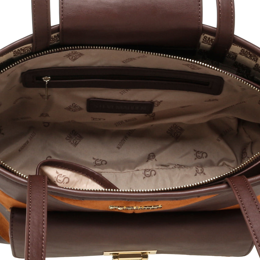 Brene Taupe & Brown Women's Tote Bag - view 5