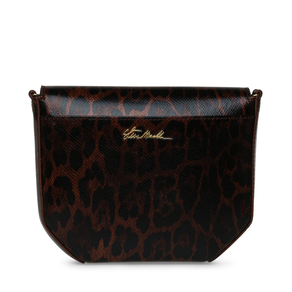 Steve Madden Bsandrye women's leopard-print crossbody bag, back view