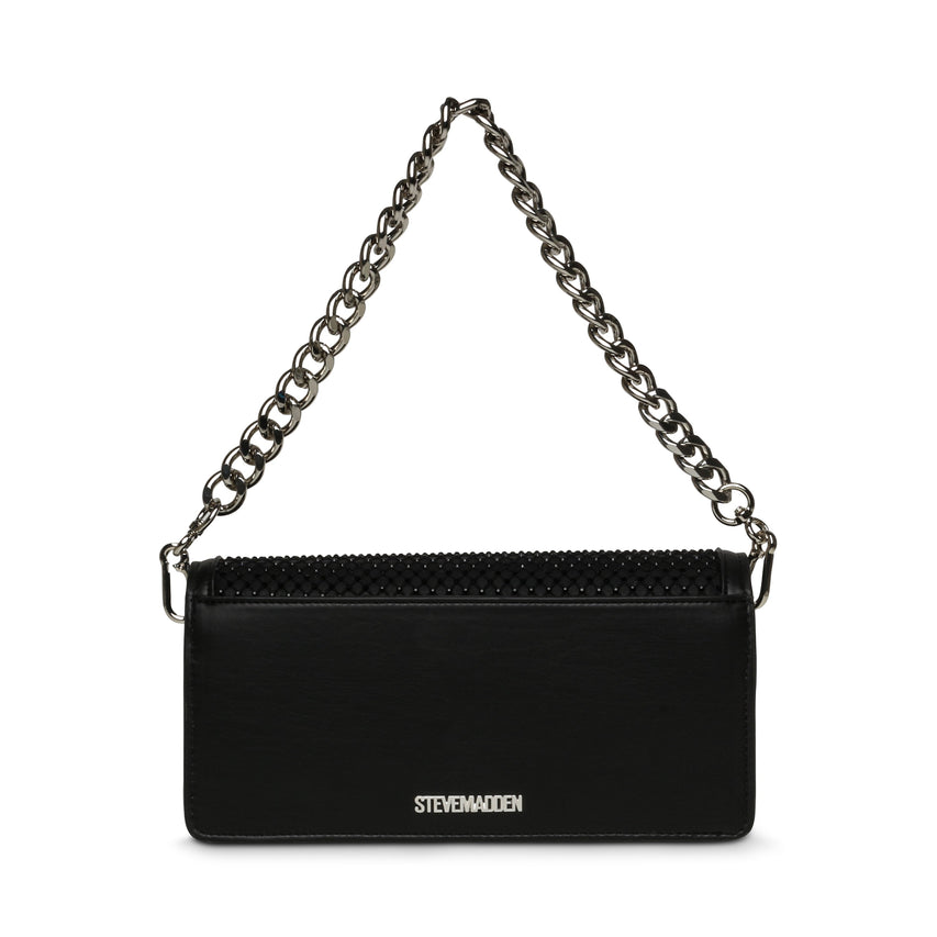 BTAYA BLACK MULTICOLOR SHOULDER BAG