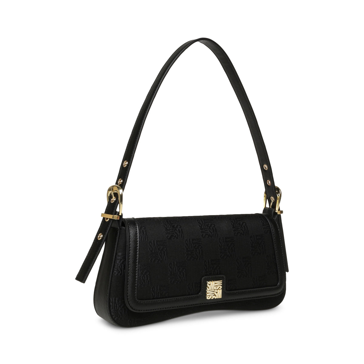Btwang-14 Women's Black Gold Shoulder Bag