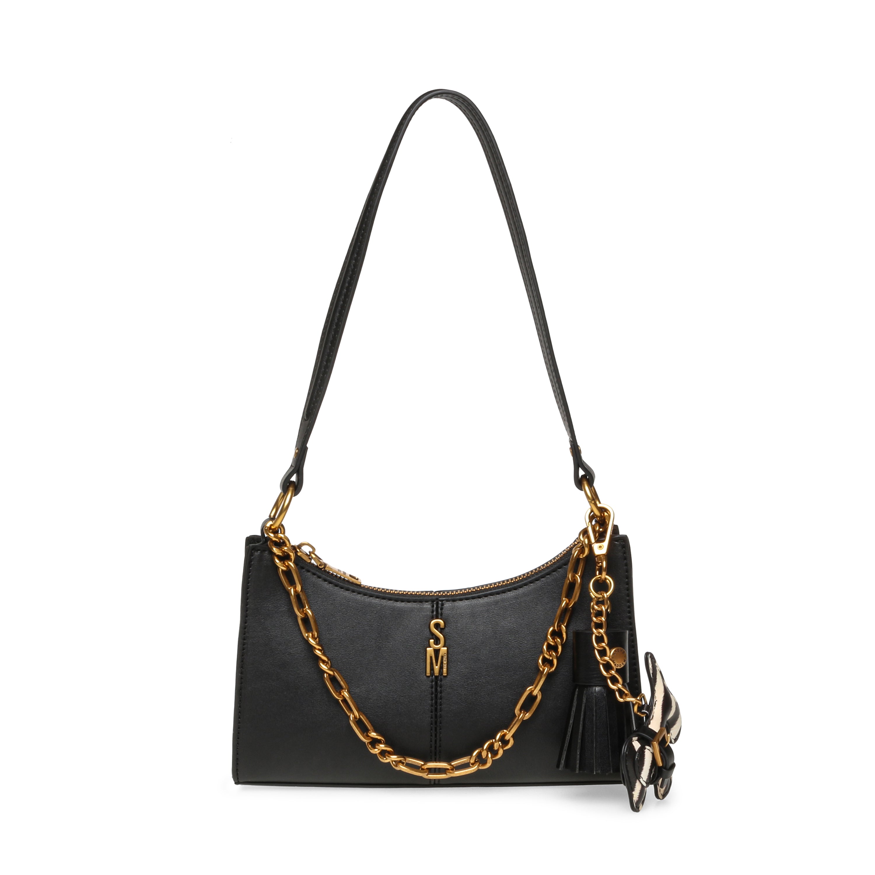Bmika-c Women's Black Shoulder Bag — front view