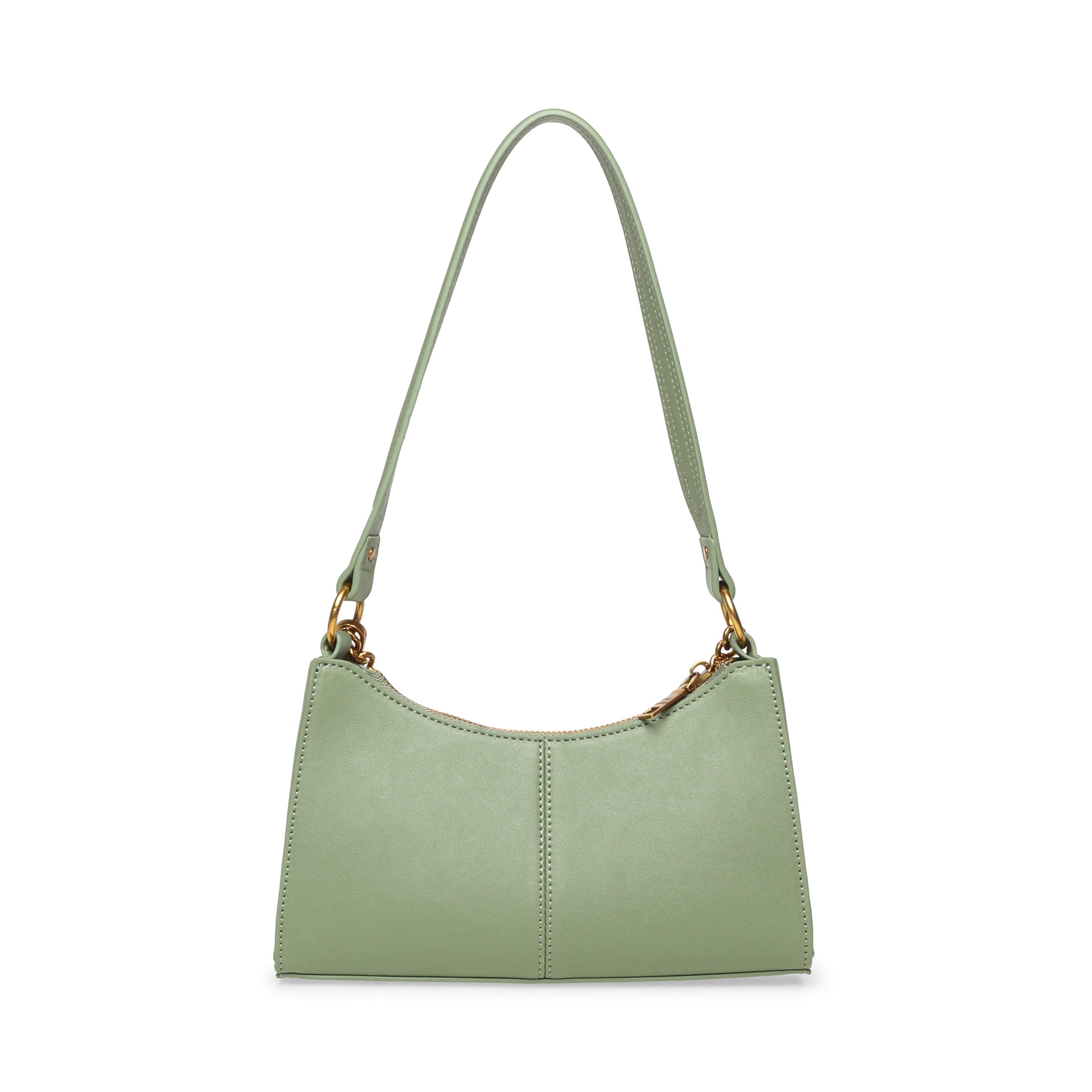 Bmika-C Women's Oil Green Shoulder Bag — side view