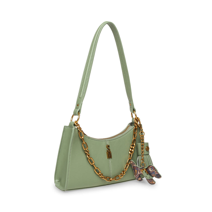 Bmika-C Women's Oil Green Shoulder Bag — detail view