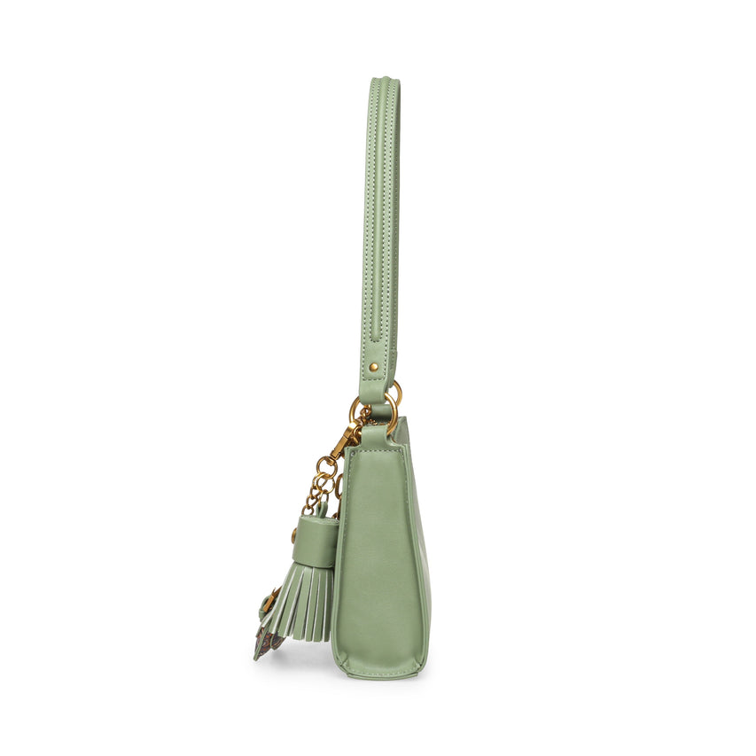 Bmika-C Women's Oil Green Shoulder Bag — alternate view 5