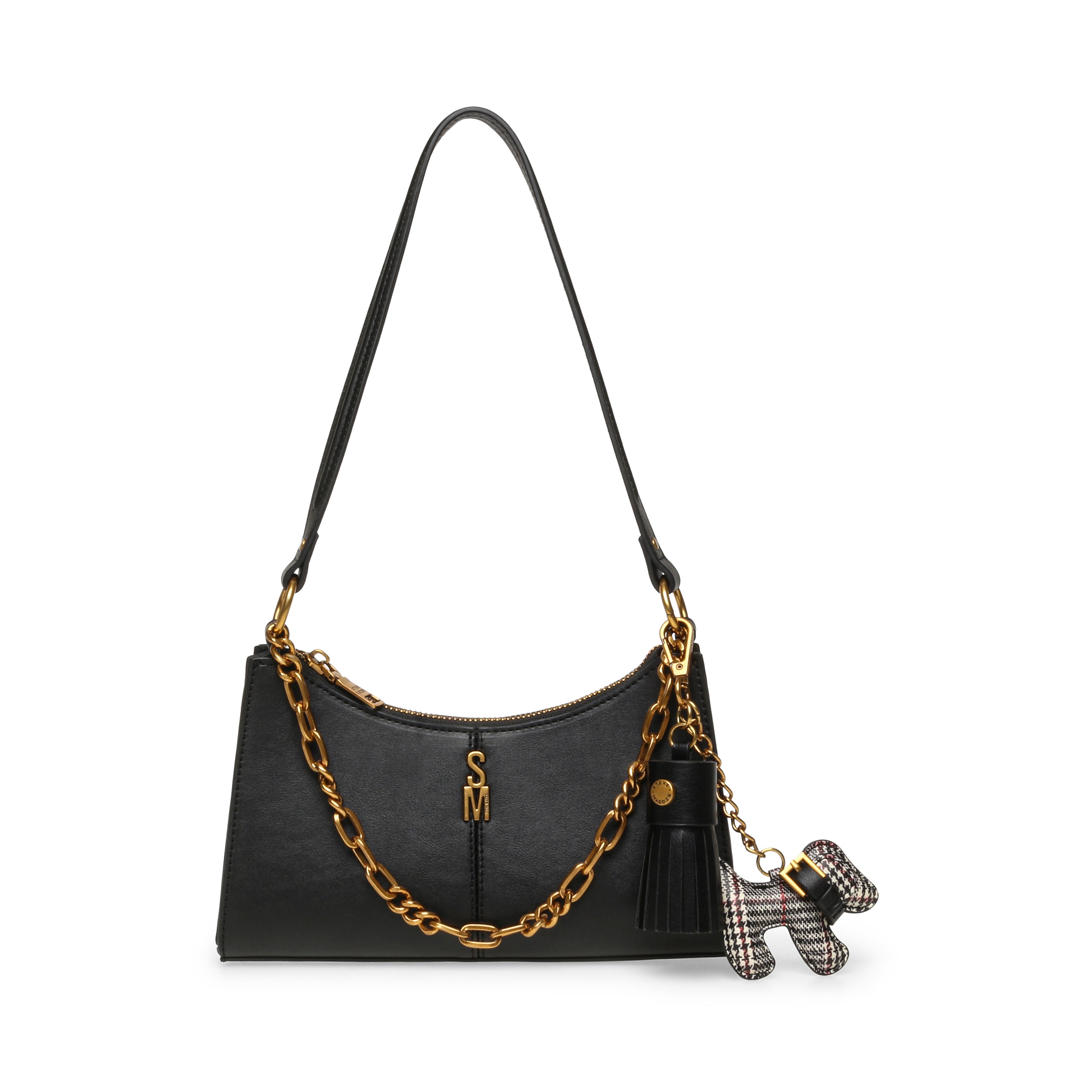 Bmika-c Women's Black Shoulder Bag — front view