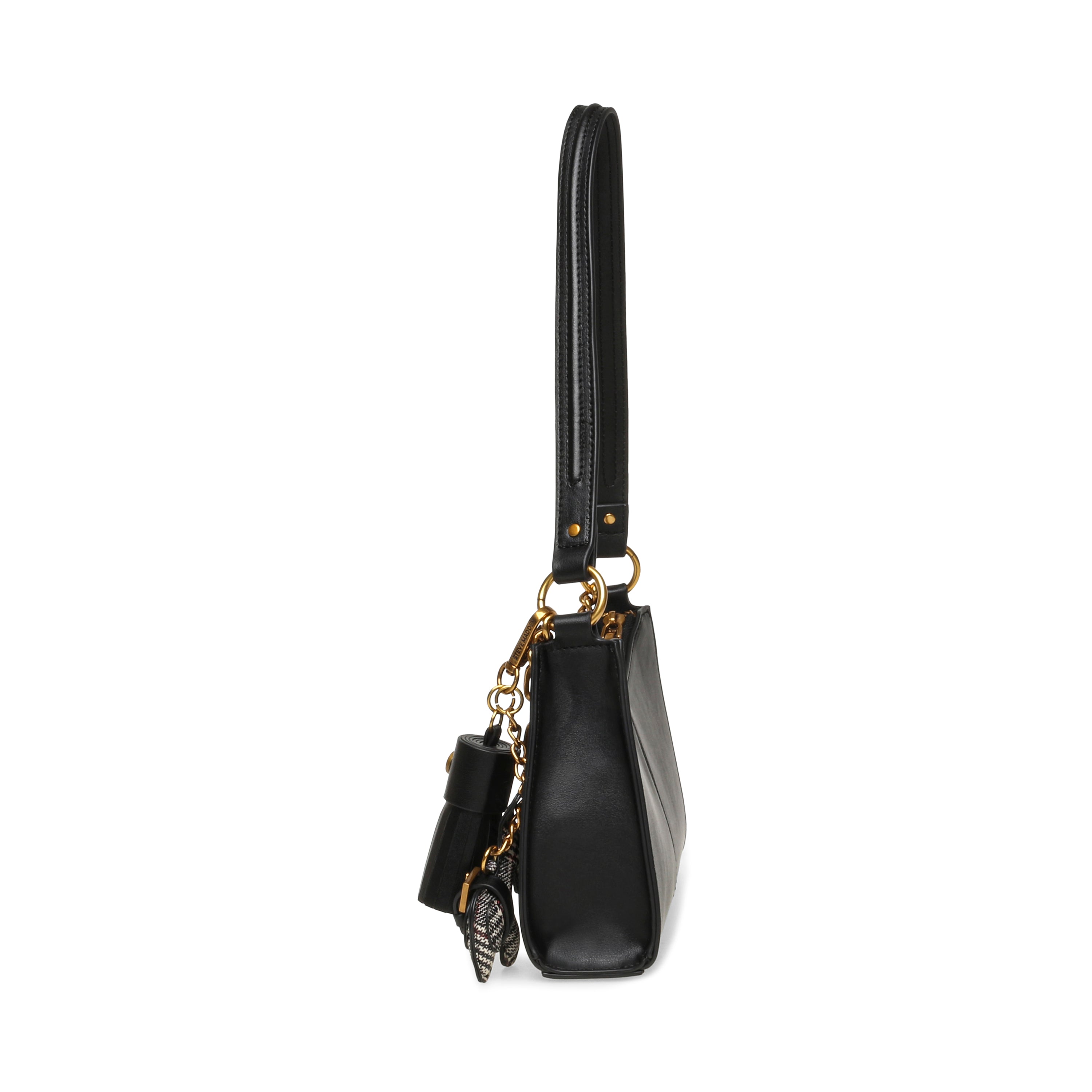 Bmika-c Women's Black Shoulder Bag — side view