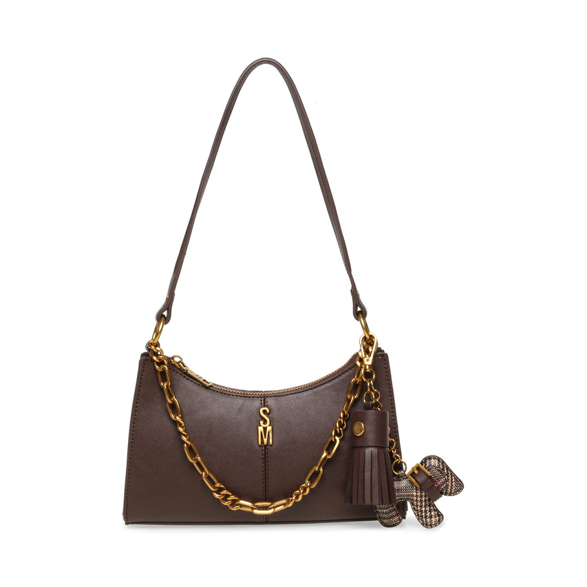 Bmika-C Women's Chocolate Shoulder Bag — front view