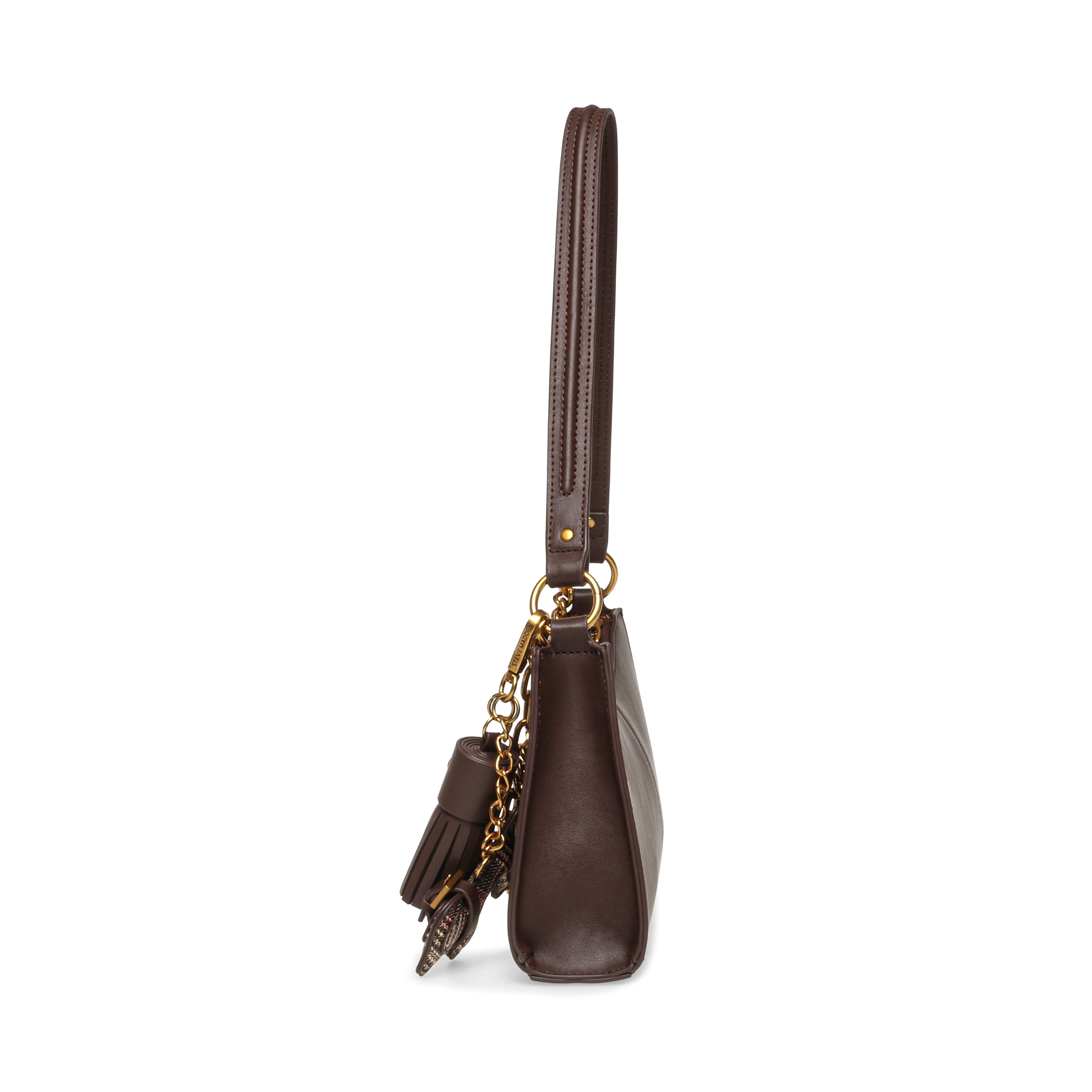 Bmika-C Women's Chocolate Shoulder Bag — rear view