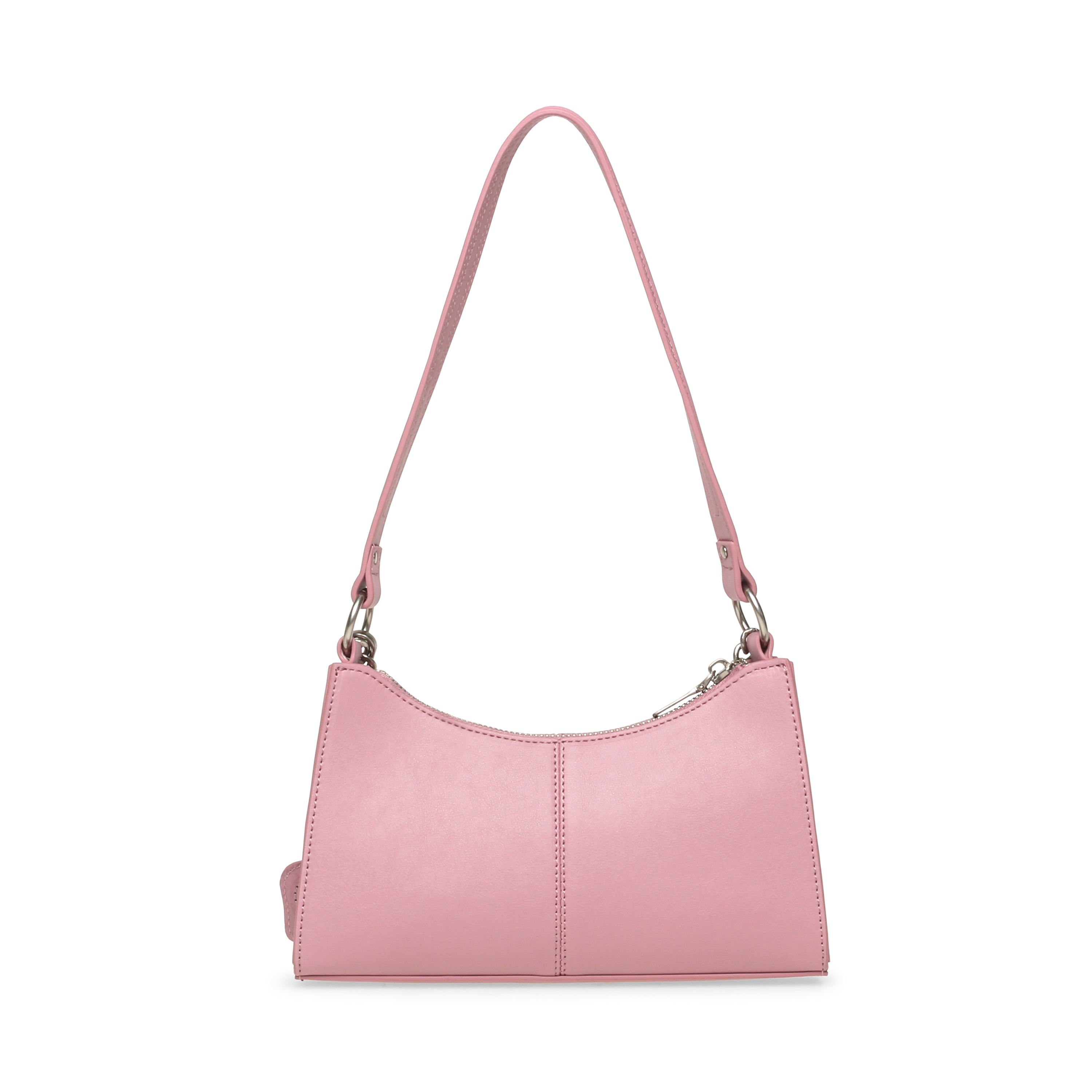 Bmika-C Women's Cosmetic Pink Shoulder Bag — side view