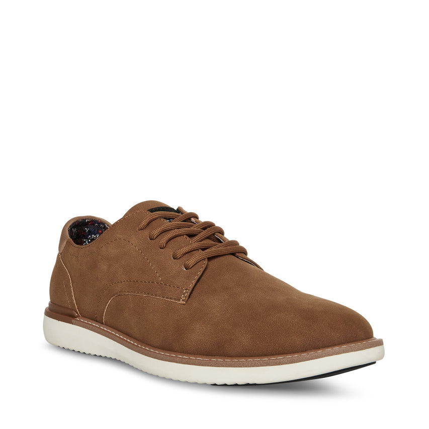 M-Dallas Cognac Suede Men's Formal Shoes